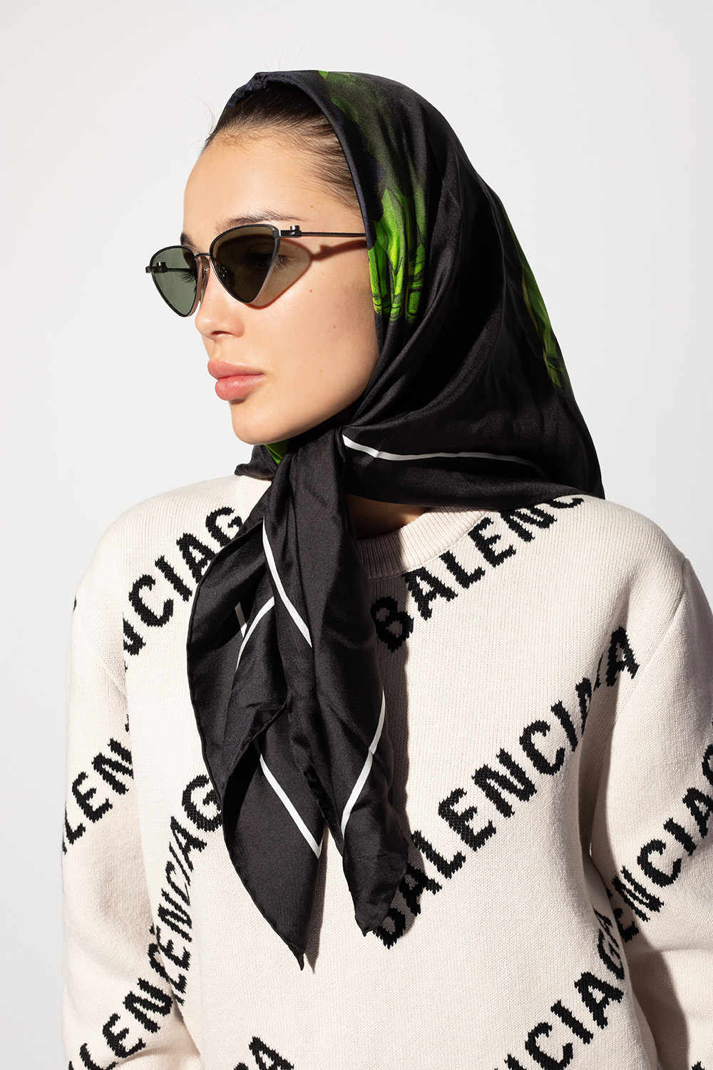 Balenciaga cheap head scarf